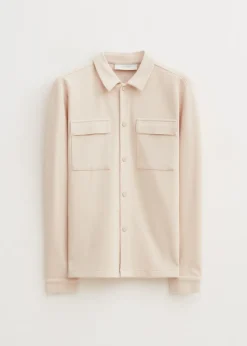 The Sting Overshirt met structuur<Heren Overshirts