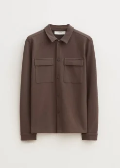 The Sting Overshirt met structuur<Heren Overshirts