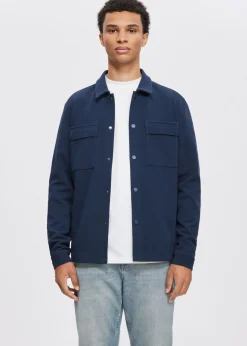 The Sting Overshirt met structuur<Heren Overshirts