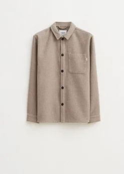 The Sting Overshirt met structuur<Heren Overshirts