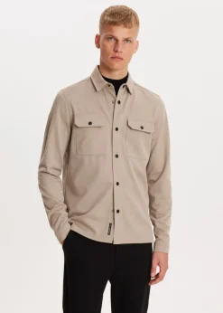 The Sting Overshirt piqué<Heren Overshirts
