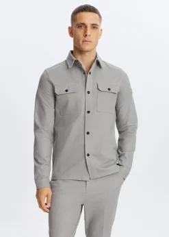 The Sting Overshirt piqué<Heren Overshirts