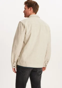 The Sting Overshirt van wolmix<Heren Overshirts