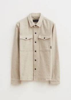 The Sting Overshirt van wolmix<Heren Overshirts