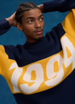 The Sting Oversized colorblok trui<Heren Truien En Vesten