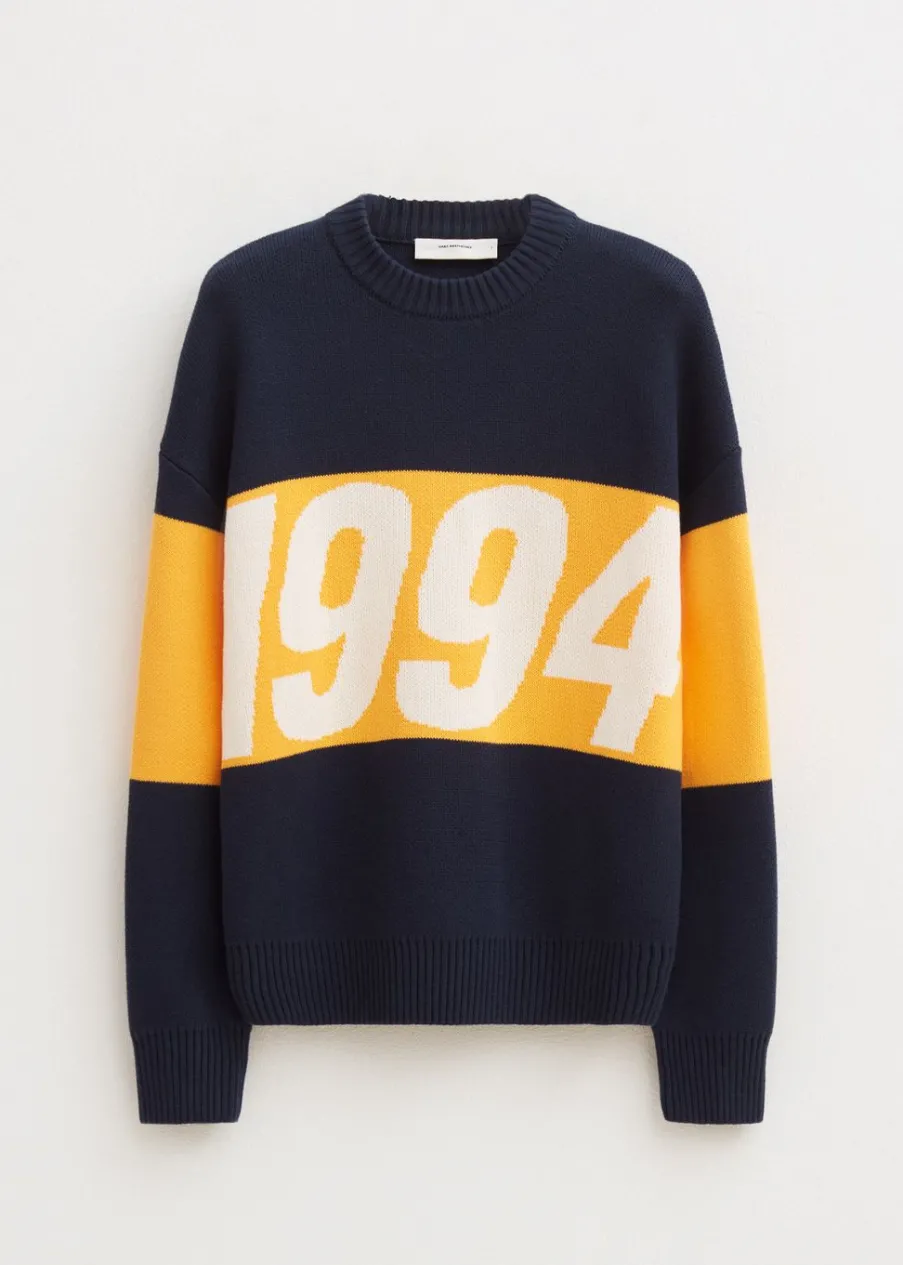 The Sting Oversized colorblok trui<Heren Truien En Vesten