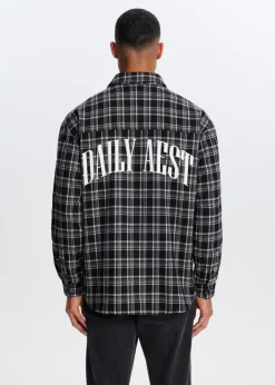 The Sting Oversized geruit overshirt<Heren Overshirts