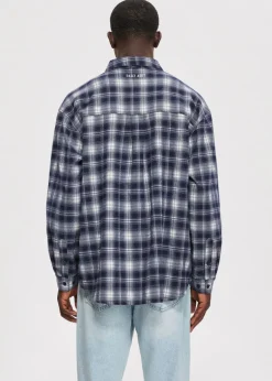 The Sting Oversized overshirt met merk<Heren Overshirts