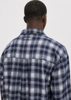 The Sting Oversized overshirt met merk<Heren Overshirts