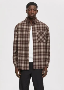 The Sting Oversized overshirt met merk<Heren Overshirts