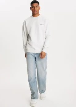 The Sting Oversized sweater met logo<Heren Sweaters En Hoodies