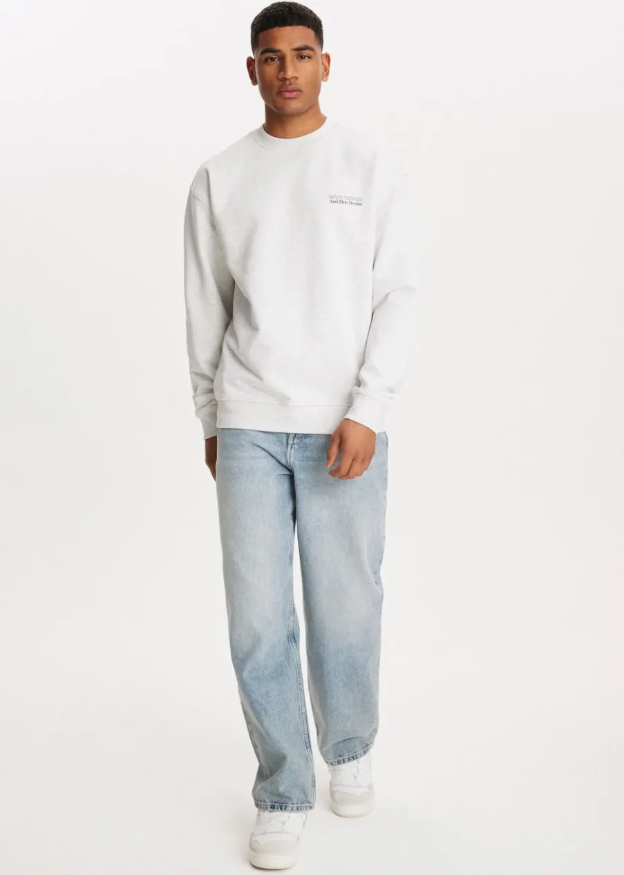 The Sting Oversized sweater met logo<Heren Sweaters En Hoodies