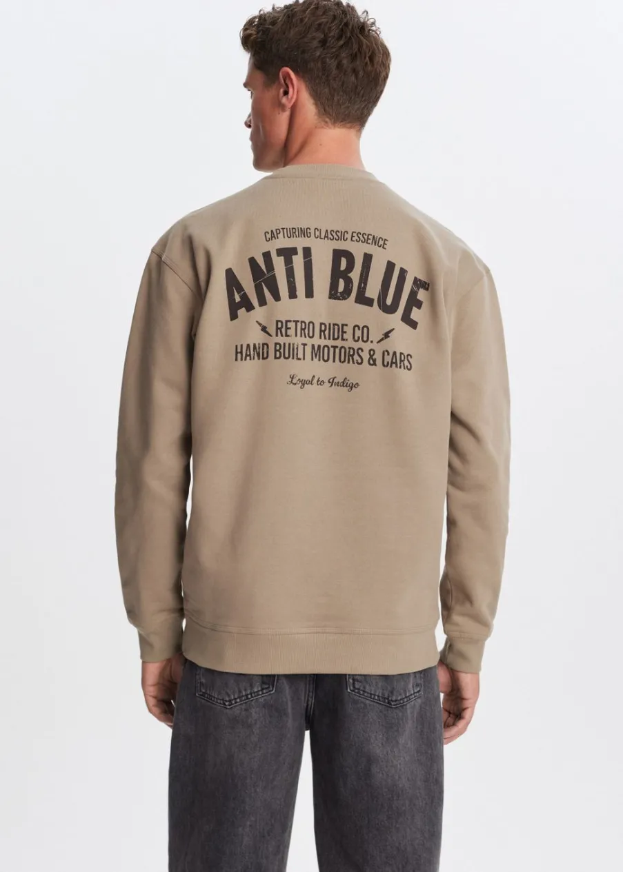 The Sting Oversized sweater retro ride<Heren Sweaters En Hoodies