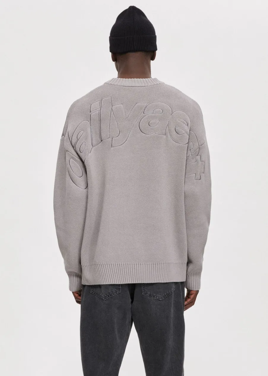 The Sting Oversized trui overlap logo<Heren Truien En Vesten