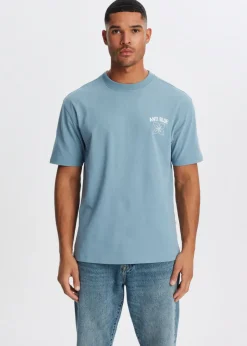 The Sting Oversized t-shirt met bloem<Heren T-Shirts