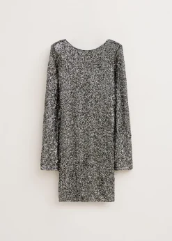 The Sting Pailletten jurk met strik<DAMES Jurken