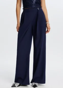 The Sting Pantalon overlap detail<DAMES Broeken