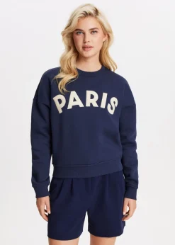 The Sting Paris geborduurde sweater<DAMES Sweaters En Hoodies