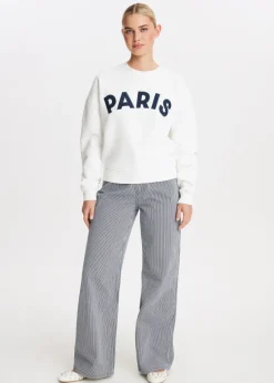 The Sting Paris geborduurde sweater<DAMES Sweaters En Hoodies