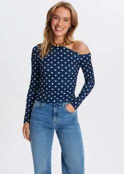The Sting Polkadot longsleeve<DAMES Tops