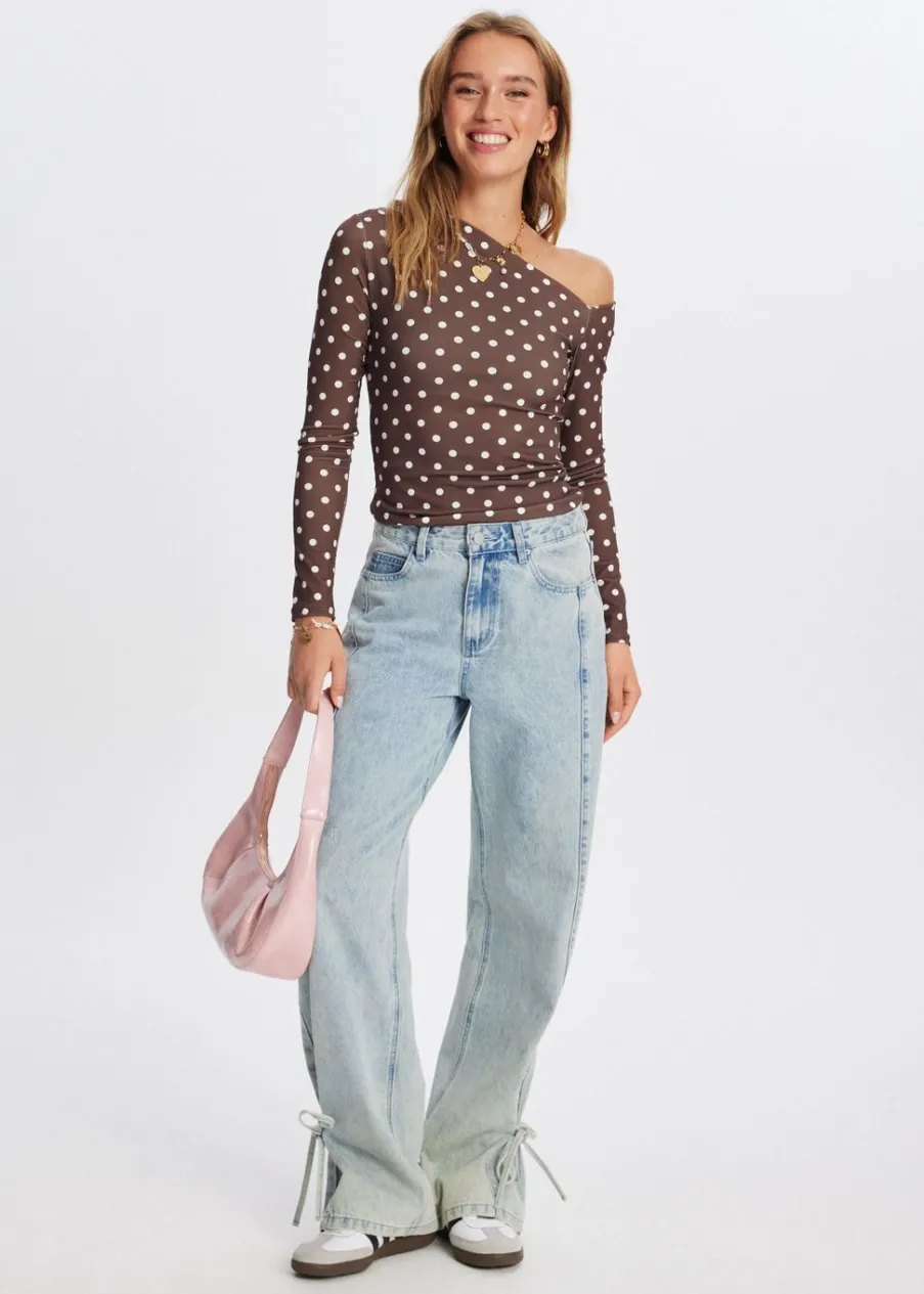 The Sting Polkadot longsleeve<DAMES Tops