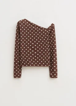 The Sting Polkadot longsleeve<DAMES Tops