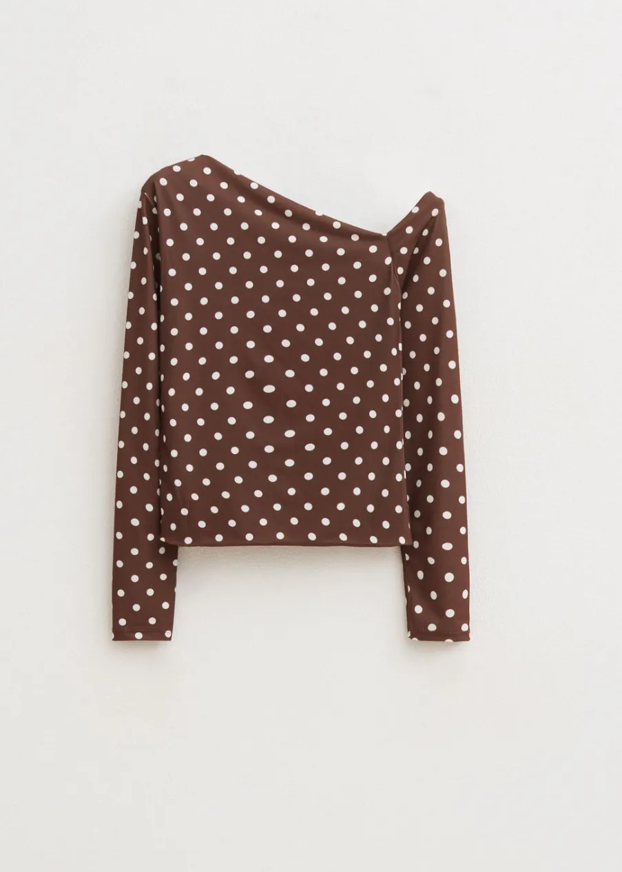 The Sting Polkadot longsleeve<DAMES Tops