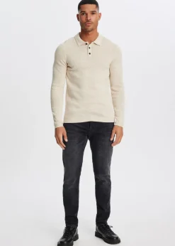 The Sting Polo met honinggraatdetail<Heren Polo's|Truien En Vesten