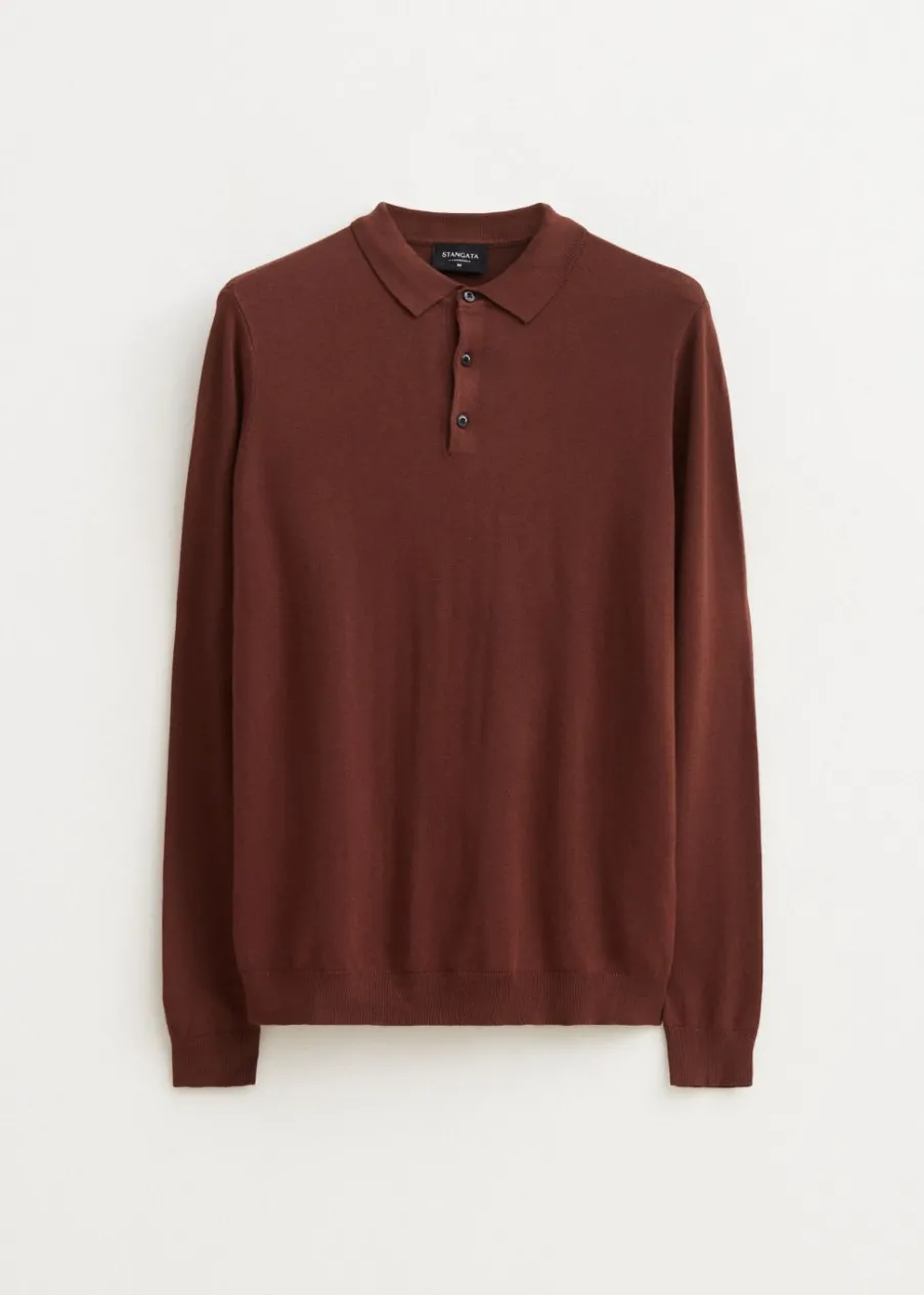 The Sting Polo met lange mouwen<Heren Polo's|Truien En Vesten