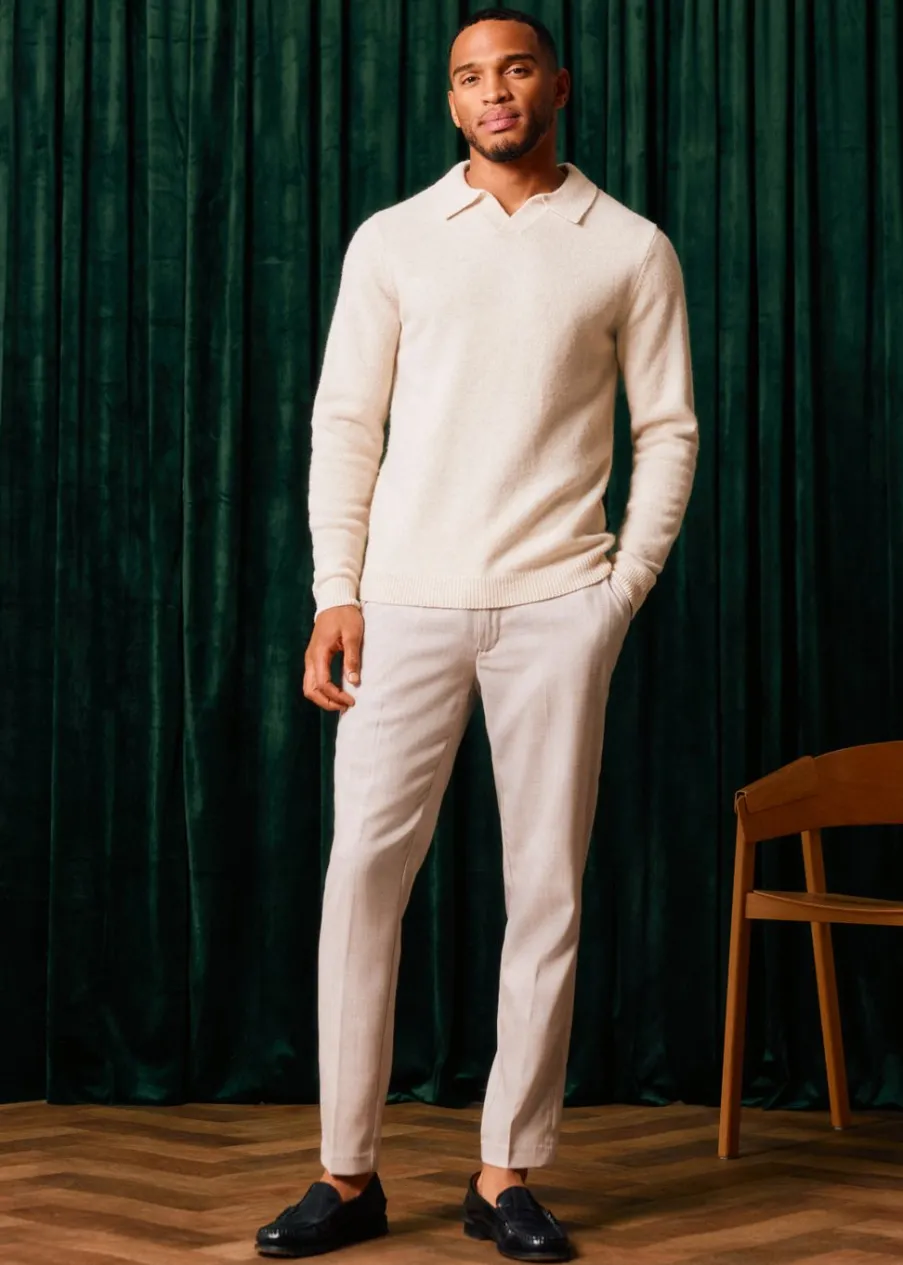 The Sting Polo met open kraag<Heren Polo's|Truien En Vesten