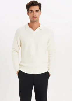 The Sting Polo met structuurdetails<Heren Polo's|Truien En Vesten