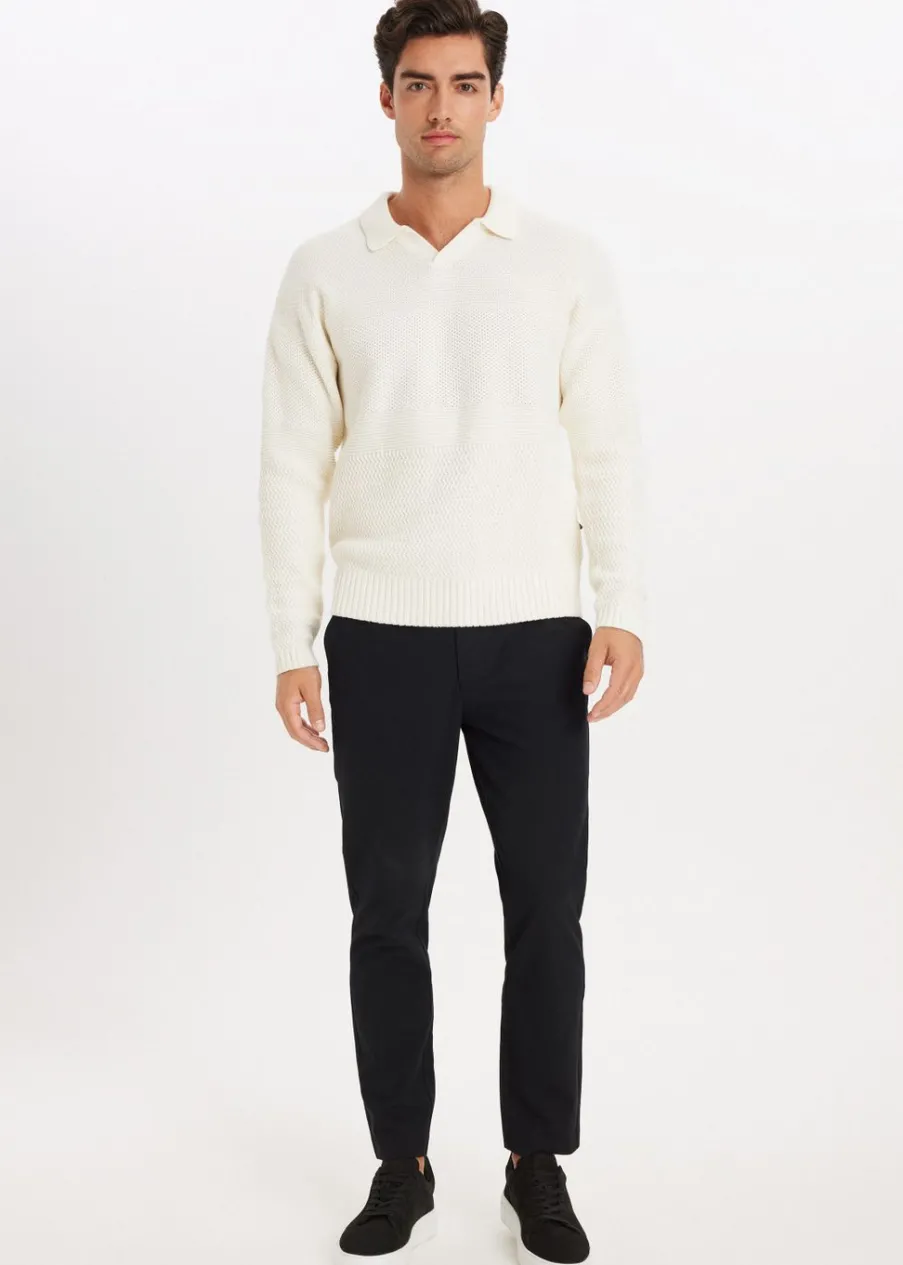 The Sting Polo met structuurdetails<Heren Polo's|Truien En Vesten