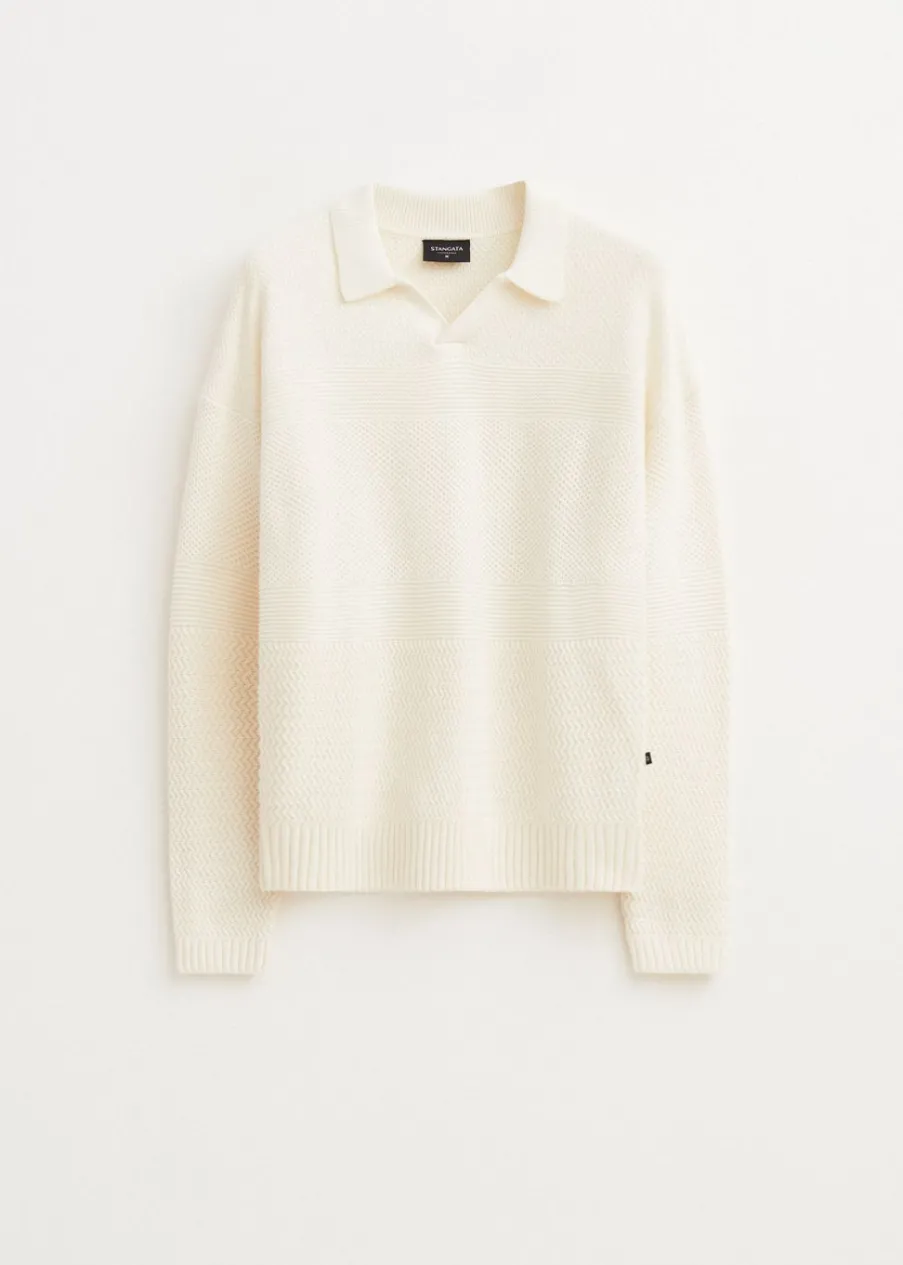 The Sting Polo met structuurdetails<Heren Polo's|Truien En Vesten