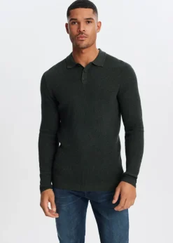 The Sting Polo met wafelstructuur<Heren Polo's|Truien En Vesten