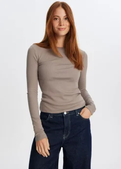 The Sting Rib t-shirt met lange mouwen<DAMES T-Shirts