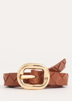 The Sting Riem met gevlochten design<DAMES Riemen