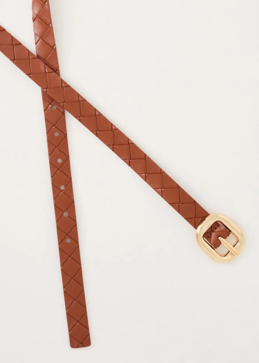 The Sting Riem met gevlochten design<DAMES Riemen