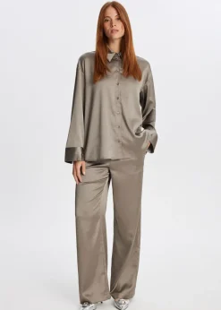 The Sting Satijnen broek<DAMES Broeken