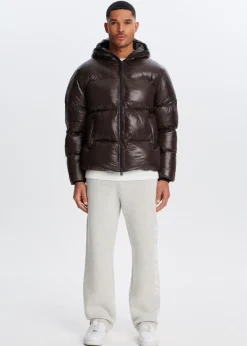 The Sting Shiny gewatteerde jas<Heren Jassen