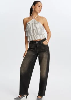 The Sting Shiny halter top<DAMES Tops