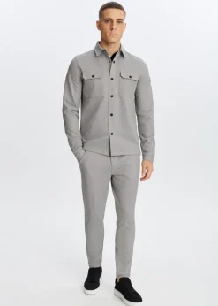 The Sting Slim fit piqué broek<Heren Broeken
