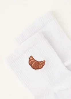 The Sting Sokken met geborduurd croissantje<DAMES Sokken