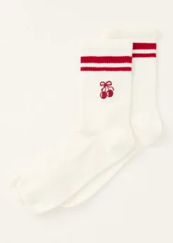 The Sting Sokken met geborduurd detail<DAMES Sokken