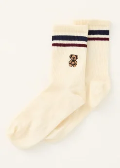 The Sting Sokken met geborduurd detail<DAMES Sokken