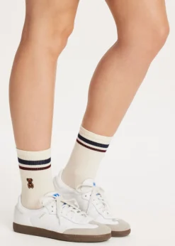 The Sting Sokken met geborduurd detail<DAMES Sokken