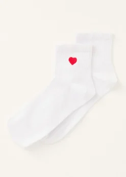 The Sting Sokken met geborduurd hartje<DAMES Sokken