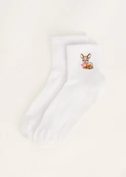 The Sting Sokken met geborduurd hertje<DAMES Sokken