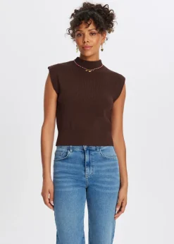 The Sting Spencer met hoge hals<DAMES Truien En Vesten