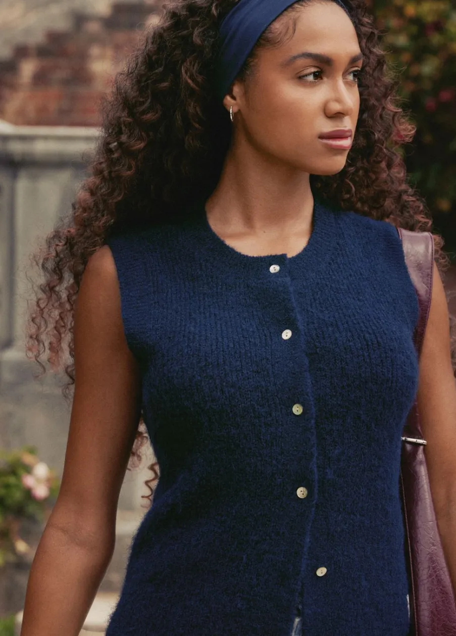 The Sting Spencer met knoopjes<DAMES Truien En Vesten