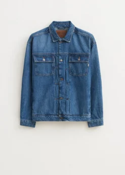 The Sting Spijkerjas met knopen<Heren Jassen